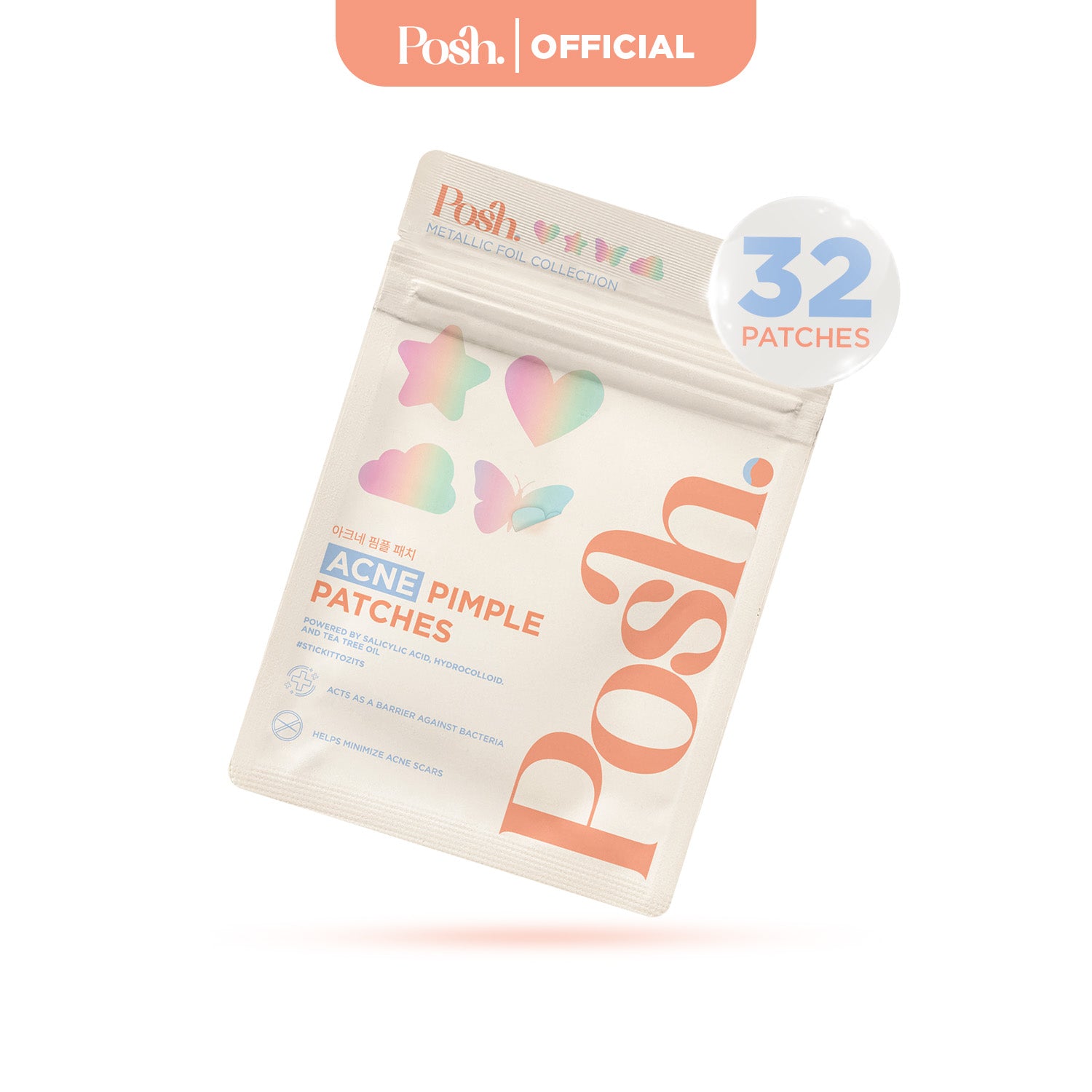 Metallic 32-Pack Pimple Patch